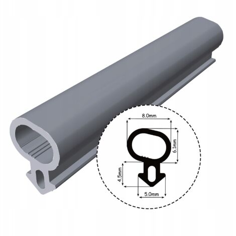 Junta para ventanas de PVC S-232 GRIS PANORAMA 1m