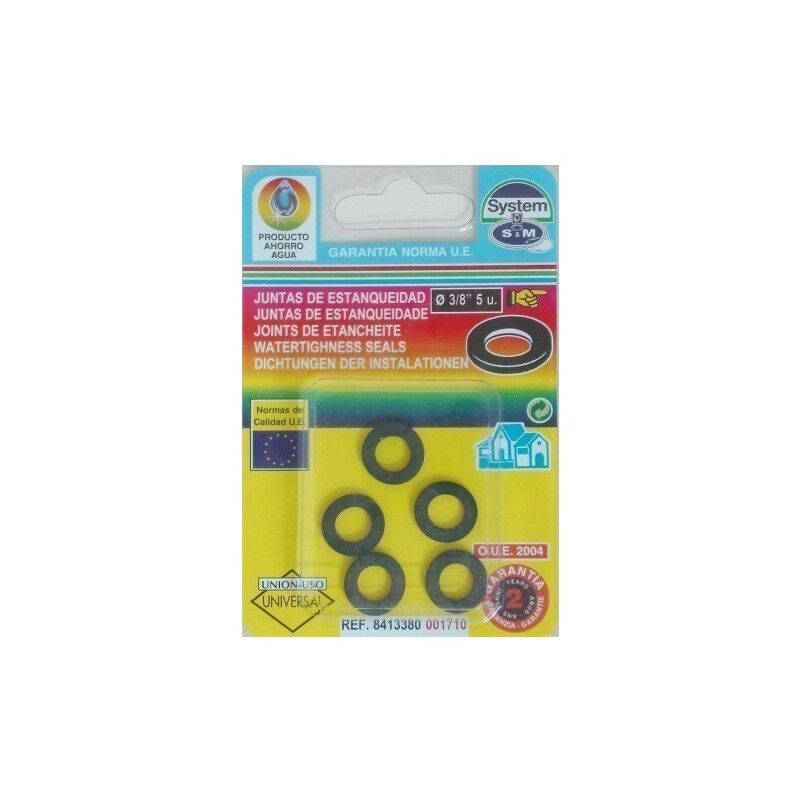 

Junta Fontan Plana 3/8' 5Pz Goma S M 5 Pz
