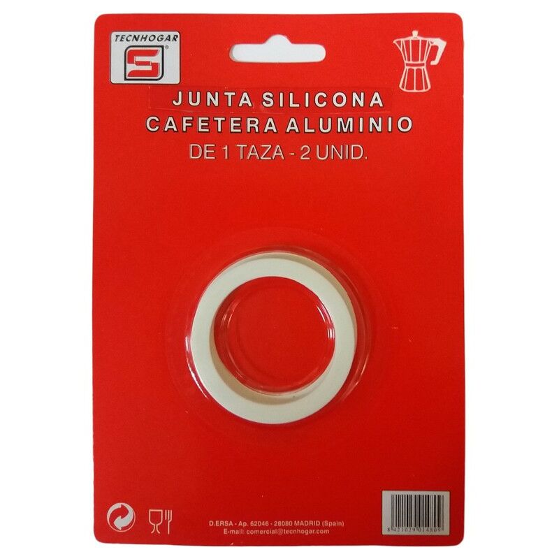 

Mibricotienda - accesorio cafetera blister 2 junta silicona cafetera 3 taza 1482