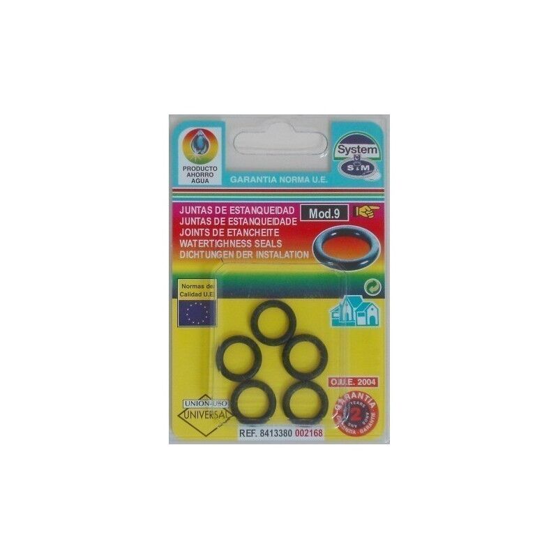 

Junta Fontan Torica 9 Estanquiedad 5Pz Goma S M