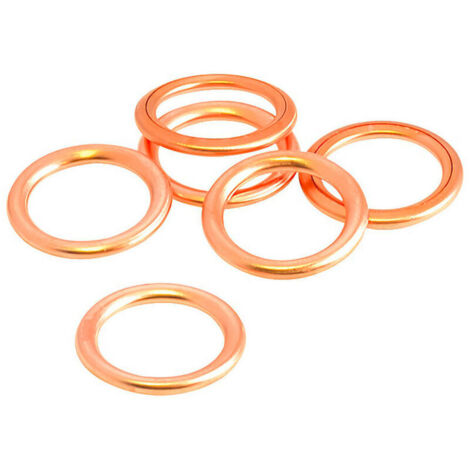 Juntas de drenaje x 6 Rmf, Dimensiones 14 x 20 x 2 mm