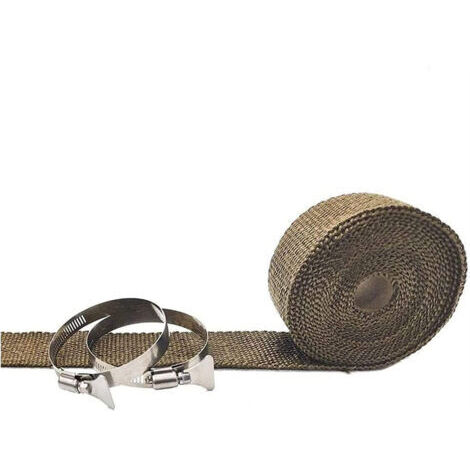 Juntas trenzadas para puertas de horno, estufas, chimeneas, tuberías, juntas resistentes al calor (5cm x 5m)