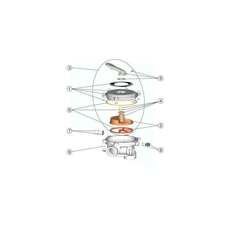 Juntas Valvula Top 4404122104 Astral