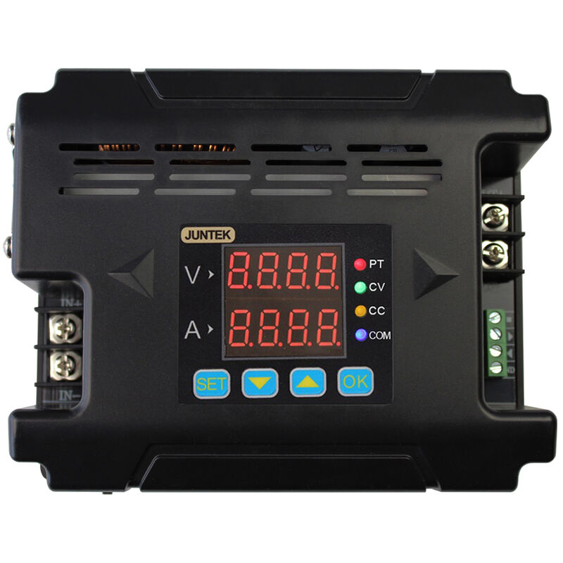 

JUNTEK DPM8624-485RF Pantalla LCD de 2,4 pulgadas Voltimetro de control remoto de 60 V 24 A, regulador de voltaje de fuente de alimentacion CC-CC