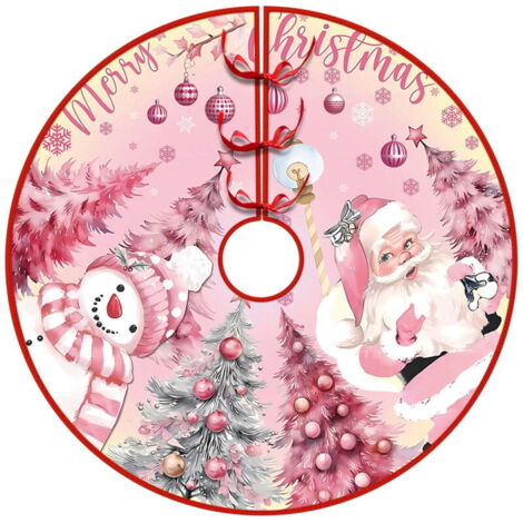 Jupe de sapin de Noël 91 cm, idéale pour la décoration de Noël, tapis de sapin style ferme « Joyeux Noël », décorations et cadeaux pour le Nouvel An