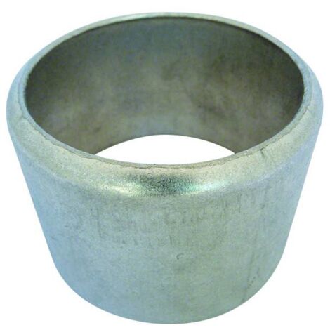 Jupe emboutie en aluminium DN65    85x68x83
