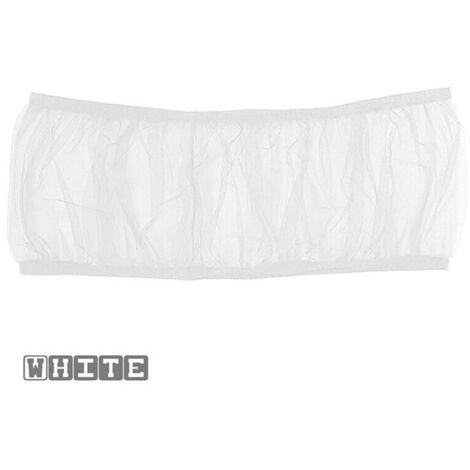Jupe en maille pour cage à oiseaux pour animaux de compagnie, filet en nylon pour attrape-graines, blanc, L