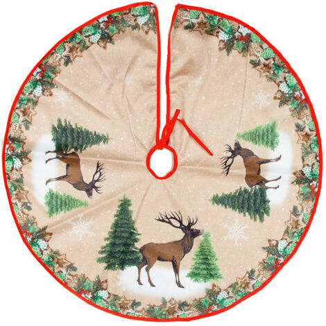 Jupe pour Arbre de Noël - Couvre Pied Sapin Noël,Décoration de Noël pour Sapin GROOFOO (c)