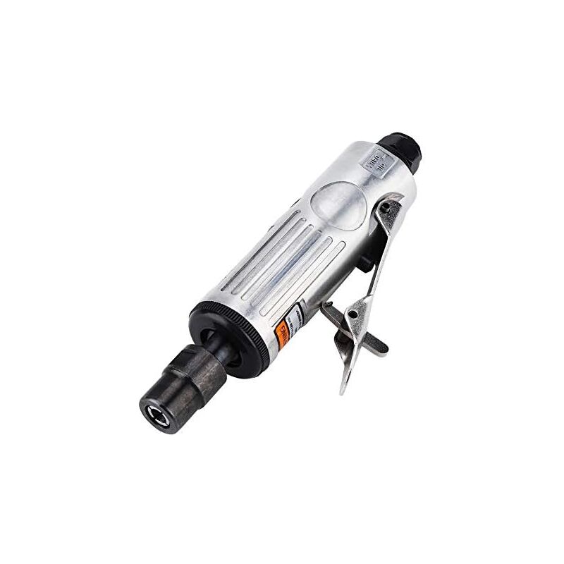 KZQ - 16 Pièces Meuleuse d'Angle Pneumatique,Kit de Meulage Rotatif 1/4 '1/8' Air Die Grinder Polissage Outil De Gravure avec Têtes De Meulage et