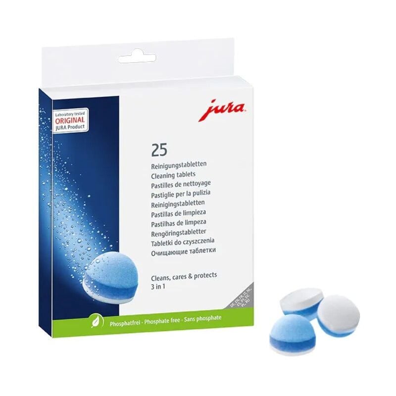 Jura - Pastilles de nettoyage (25pcs) 3 phases 25045 / 24190