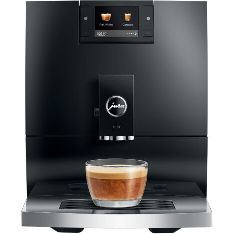 JURA C9 Piano Black - Macchina da Caffè automatica con 17 Specialità, Light Brew e Hot Brew
