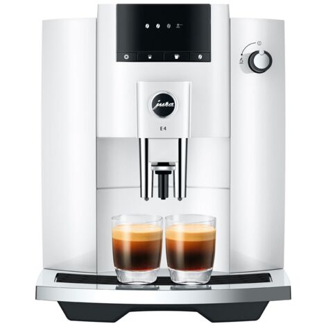 Jura E4 Automatische Kaffeemaschine Piano Weiß