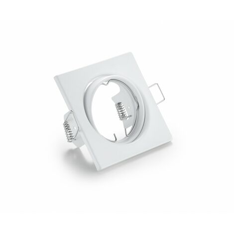 Jura Foco Empotrable Cuadrado 1xGU10 Blanco 8x8 cm Trio Lighting