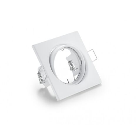 Jura Foco Empotrable Cuadrado 1xGU10 Blanco 8x8 cm Trio Lighting