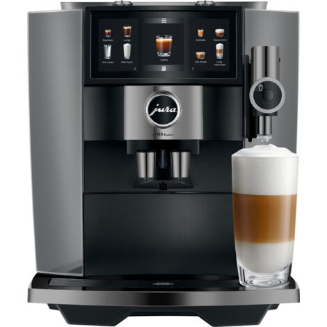 JURA J10 Twin Diamond Onyx (EA) - Macchina da Caffè Automatica con doppio macinacaffè, 46 specialità, Cold Brew e Sweet Foam