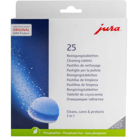 jura Jura Pastilles de nettoyage 3 phases - Lot de 25 tablettes - 25045