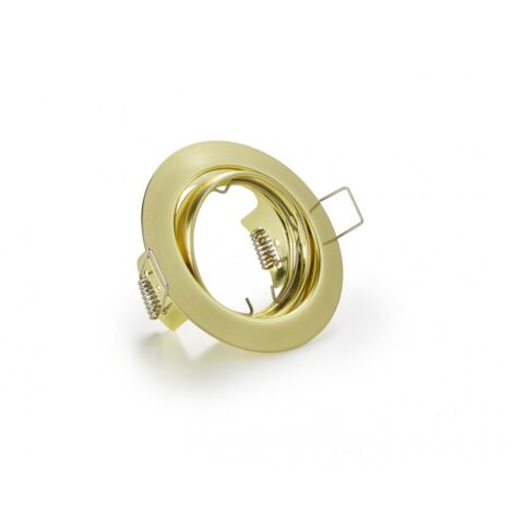 Jura Runder Einbaustrahler 1xGU10 Messing Ø8 cm Trio Lighting