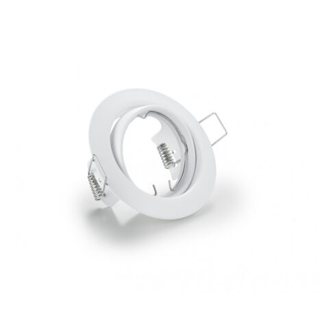 Jura Runder Einbaustrahler 1xGU10 Weiß Ø8 cm Trio Lighting