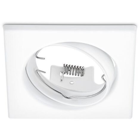 Jura Spot Encastrable Carré 1xGU10 Blanc 8x8 cm Trio Lighting