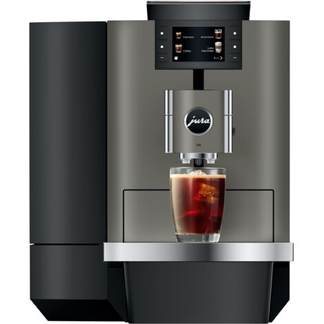 JURA X10 Dark Inox (EB) - Macchina da caffè automatica con Cold Brew e 35 specialità