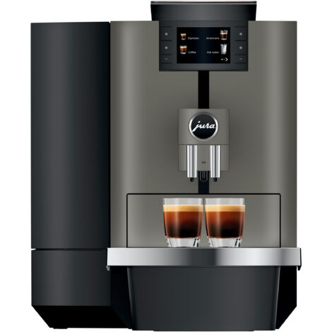 JURA X4 Dark Inox (EB) - Macchina da caffè professionale automatica con P.A.G.2, display 3,5" e 27 Specialità