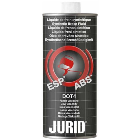 JURID Liquide de frein synthetique DOT 4 ESP ABS - 485ml