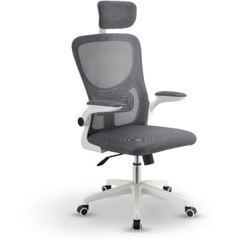 Produktbild von Yaheetech Bürostuhl Mit Schaukelfunktion - Ergonomischer Drehstuhl Höhenverstellbar | Schwarz