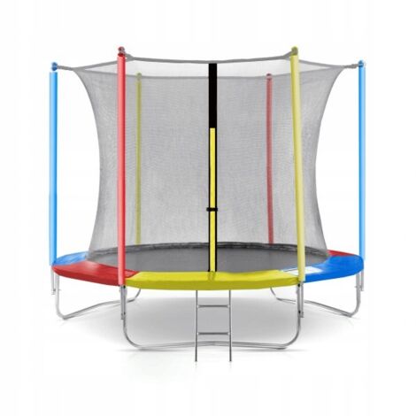 JUST FUN TRAMPOLÍN DE JARDÍN 8FT-244CM MULTICOLOR