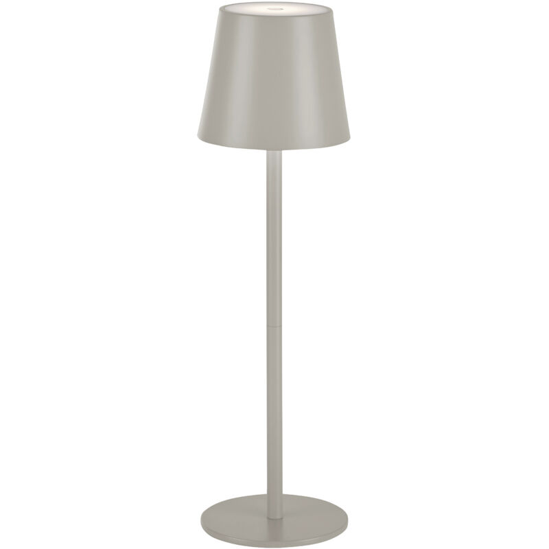JUST LIGHT Lampe de table LED avec batterie 19250-40 gris-beige, 2,5 W, 320 lm, 3000 K, IP54 JUST LIGHT Lampe de table LED avec batterie 19250-40 gris-beige, 2,5 W, 320 lm, 3000 K, IP54