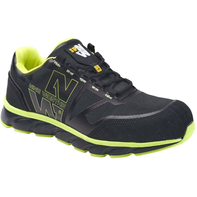 JUSTIN CHAUSSURES BASSES DE SÉCURITÉ 7073 Noir , Jaune fluo 42