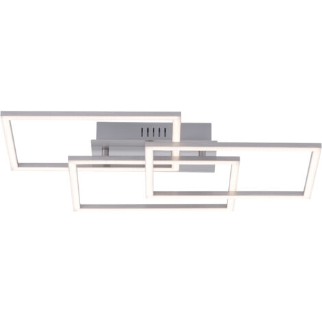JustLight LED Deckenleuchte Iven 54 x 33,5 cm dimmbar, warmweiß Deckenleuchte