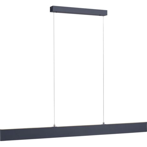 JustLight LED Pendelleuchte Nila 48W anthrazit LED Pendelleuchte