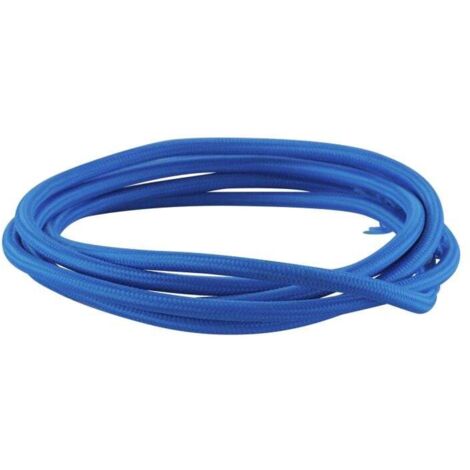 JustLight Textilkabel 1m 3-adrig blau Deckenleuchte