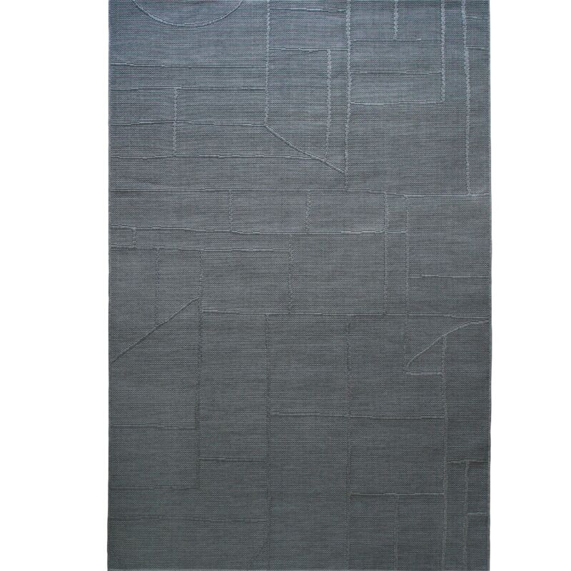 Thedecofactory - juta aspect ariane - Tapis aspect jute gris 120x160