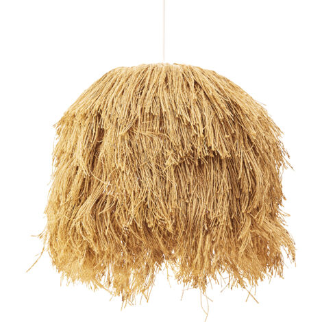 Jute-Deckenlampe - Boho-Bali-Design-Hängelampe - Lien Naturfarben