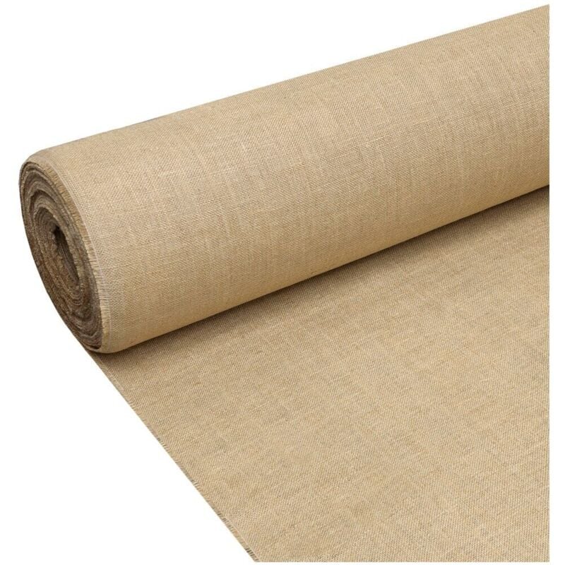 Jute Tissu Toile Fibres Naturelles 336 g/m² Décorations Pour La Maison Revêtements Bricolage - 150x200 Cm