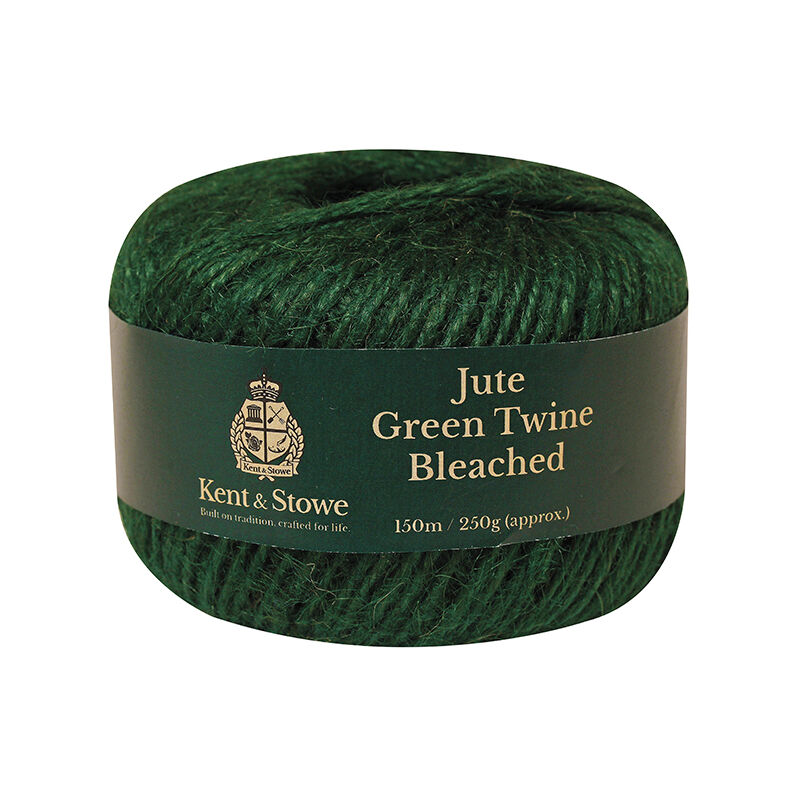 70100825 Jute Twine Bleached Green 150m (250g) K/S70100825 - Kent&stowe