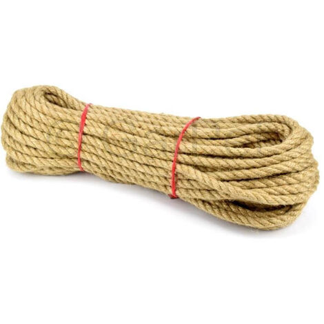 Jute 20 mm 15 m Seil Handlauf Hanfseil ohne Zusatzstoffe 