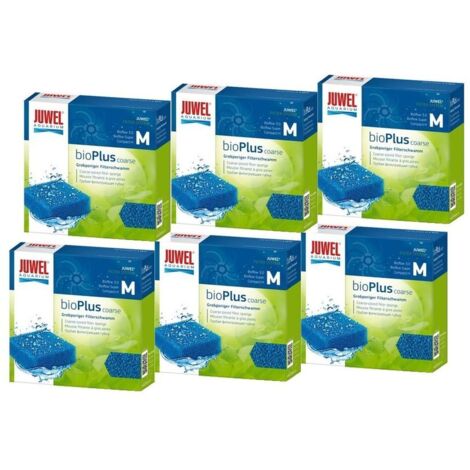 Juwel bioPlus coarse M 6er Pack Filterschwamm grob mechanische biologische Filterung
