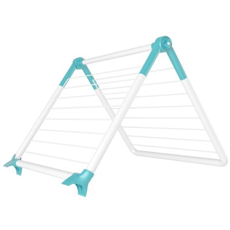 Juwel Superdry Wing tendedero (longitud de secado 8,8 m, color menta, flexible 0-180° para bañera/ducha/balcón) 40807