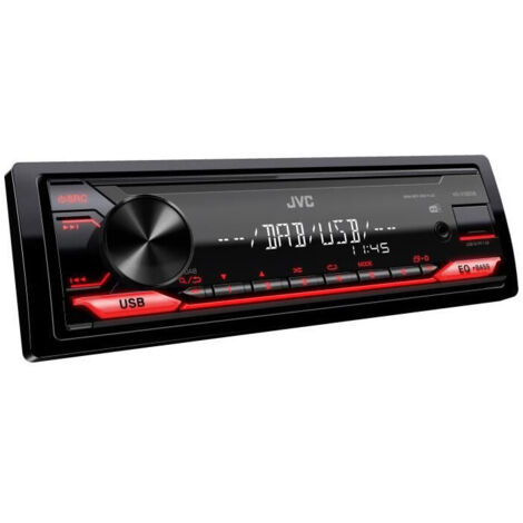 JVC KD-X182DB receptor multimedia para coche Negro 200 W Bluetooth