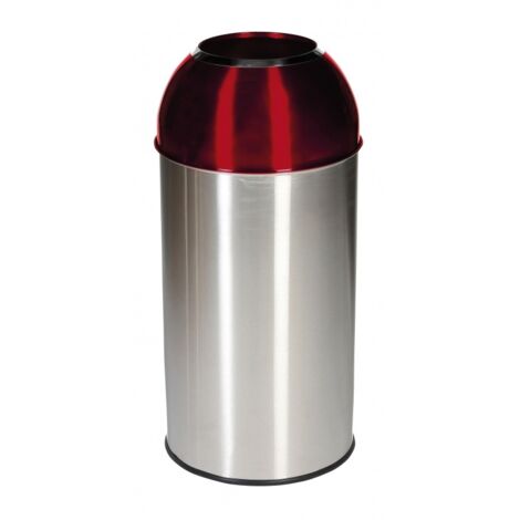 JVD - Collecteur tri Open Dome rouge - Matériel professionnel