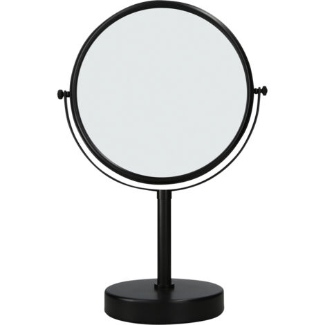 JVD - Miroir FIESTA Noir Mat sur pied - Matériel professionnel