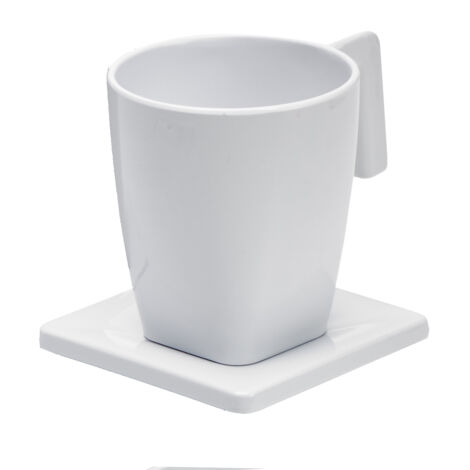 JVD - Plateau Maestro 1 tasse 200ml/1 soucoupe blanche - Matériel professionnel
