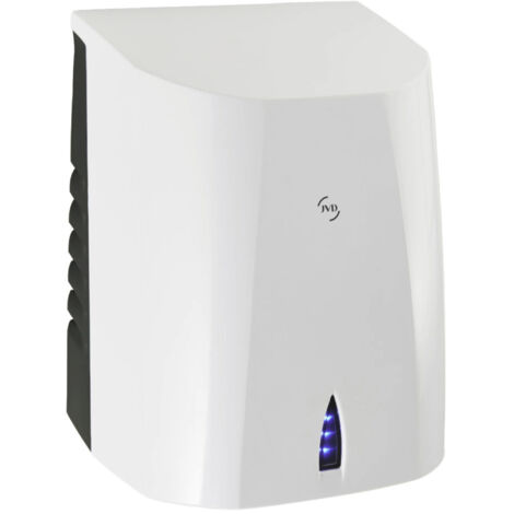 JVD – Sèche-mains automatique blanc – Séchage ultra-rapide – Faible consommation électrique – Matériau ABS – Pour espaces publics