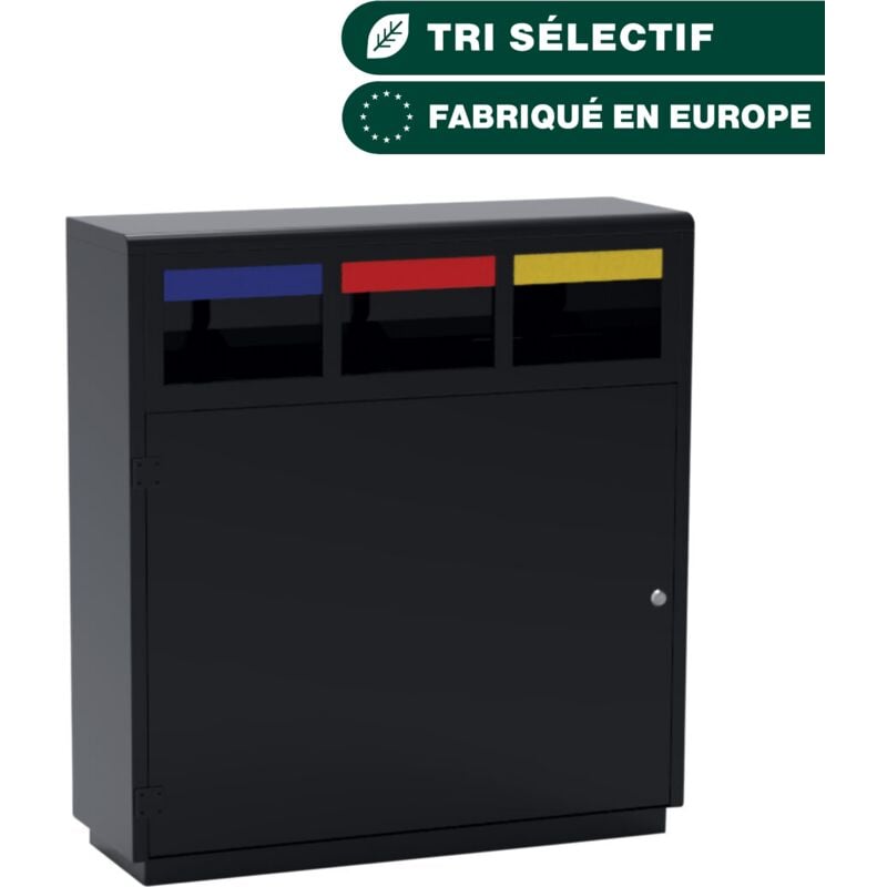 JVD - Station de tri 3 flux 3x40L - Matériel professionnel