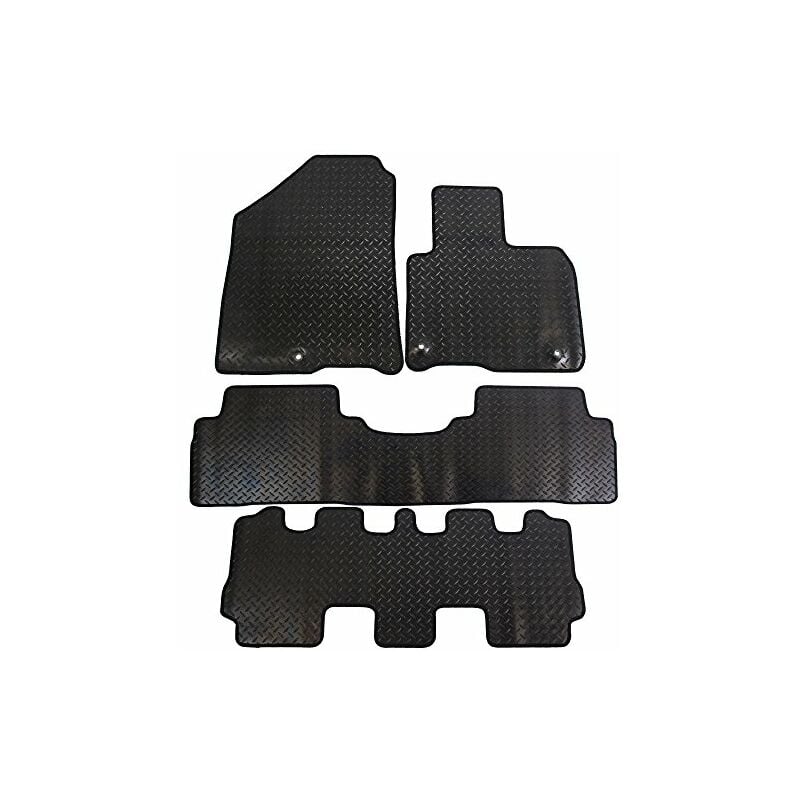 JVL 3547R - Set di tappetini Auto in Gomma per