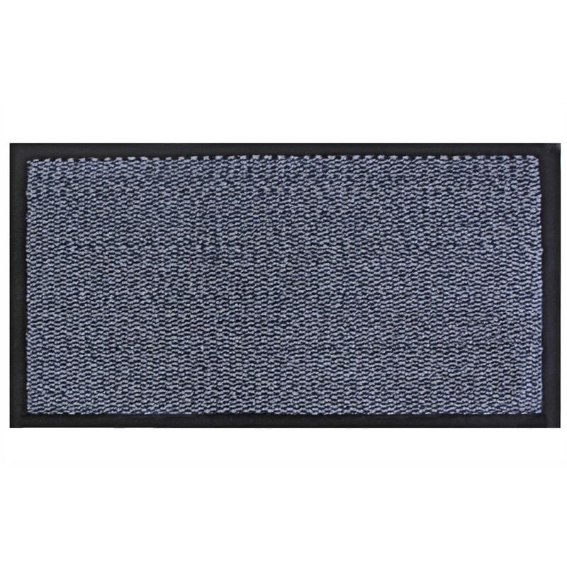 Heavy Duty Barrier Door Floor Mat, 80x140cm, Blue Black