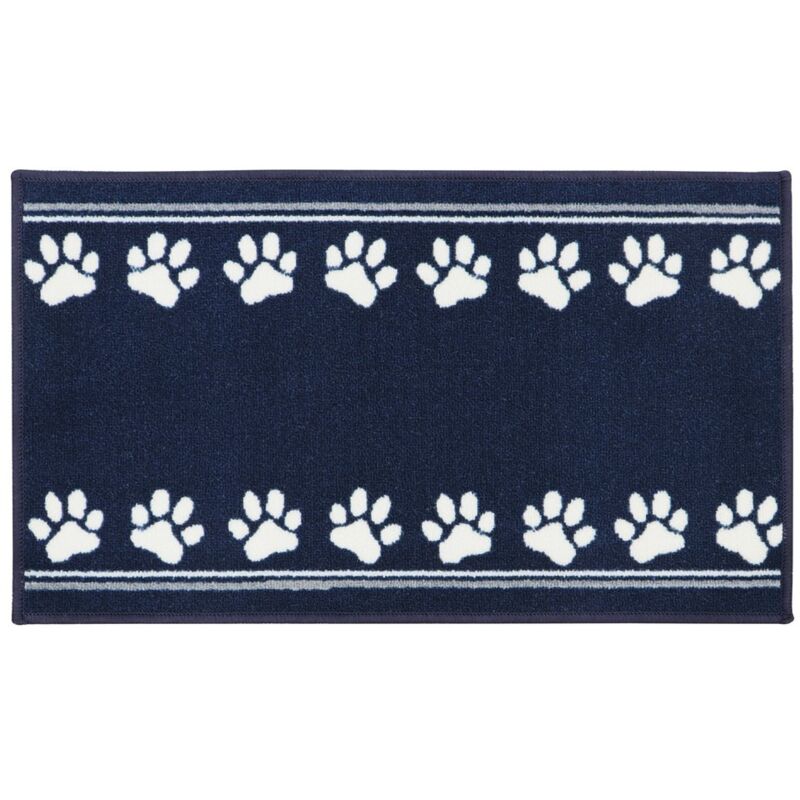 Jvl Machine Washable Pet Mat, 40x70cm, Parade Paws