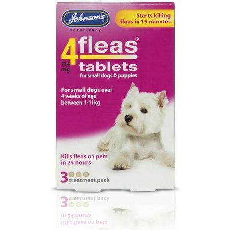 JVP 4 Fleas Puppy Flea Tablets (3Tabs) PK6 - 2077
